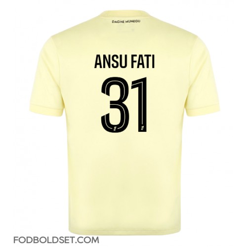 AS Monaco Ansu Fati #31 Tredjetrøje 2025-26 Kortærmet